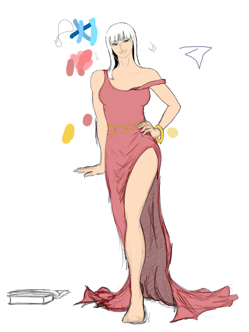 The Lovely Nico Robin (part III) colored by geneforson