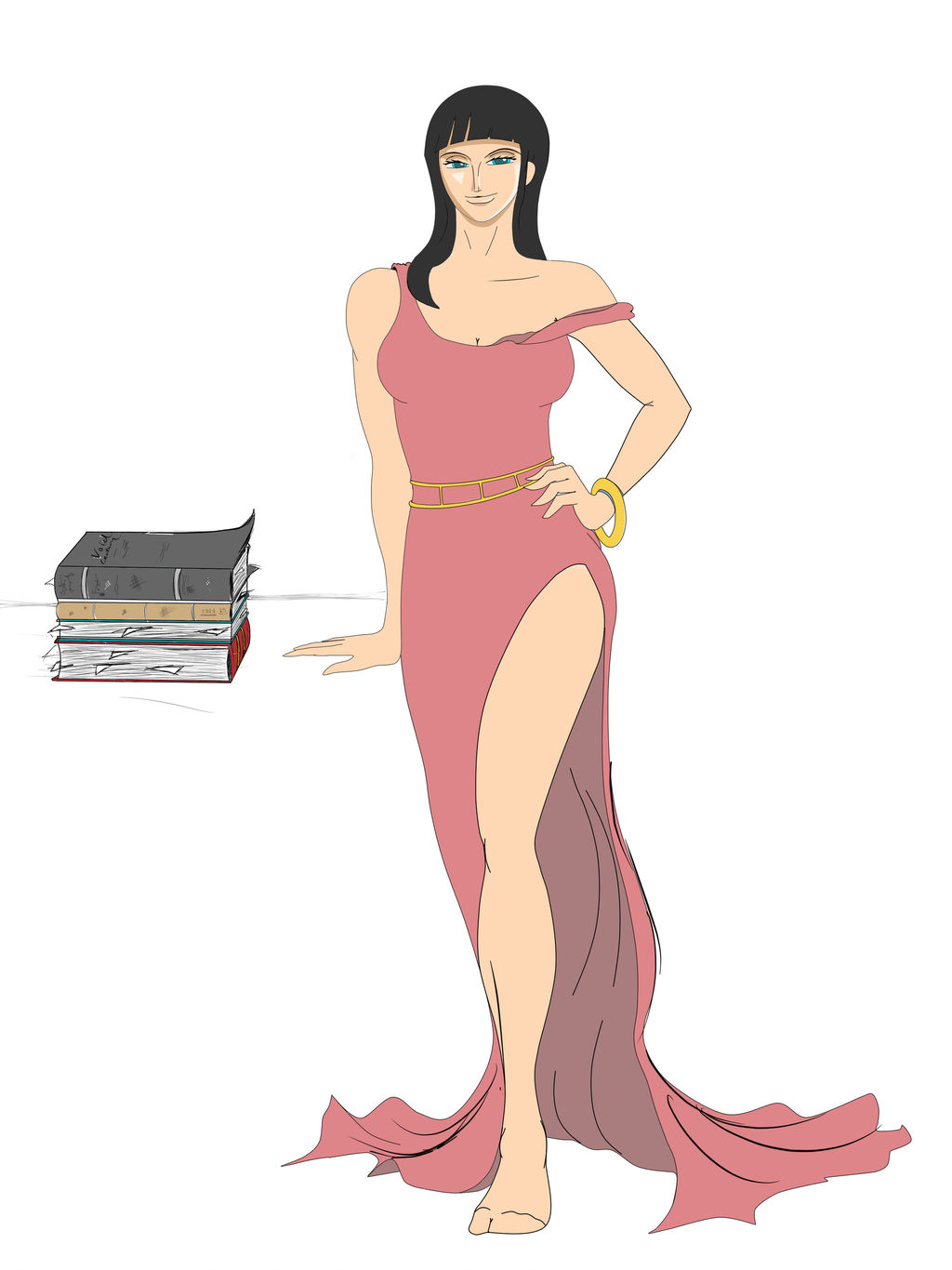 The Lovely Nico Robin part iv d by geneforson