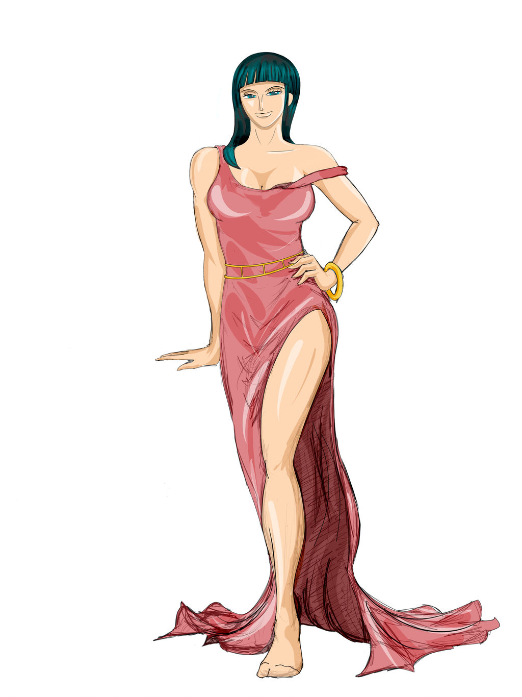 The Lovely Nico Robin part 6 b by geneforson