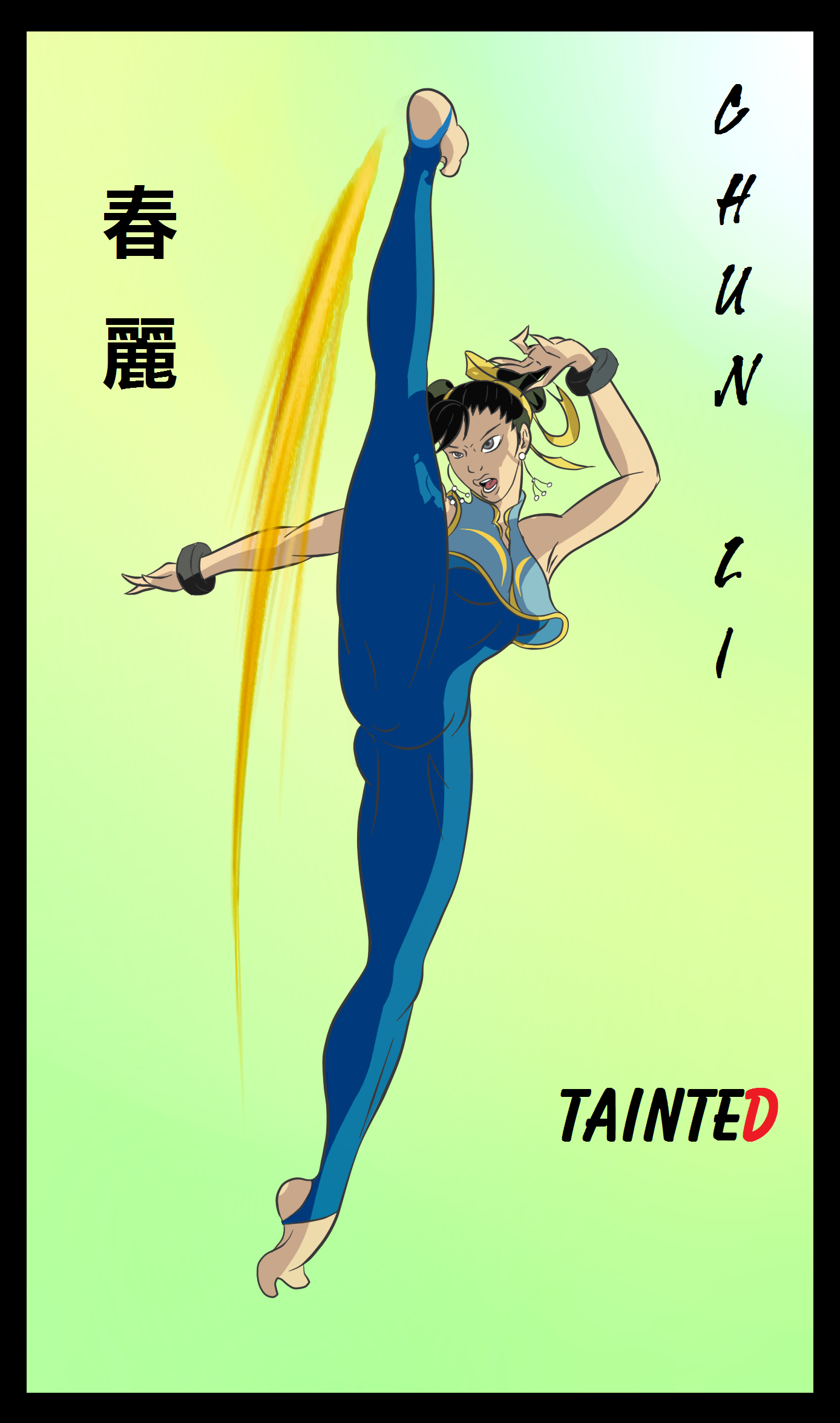 Chun Li Alpha - Rage Kick (in progress) by geneforson