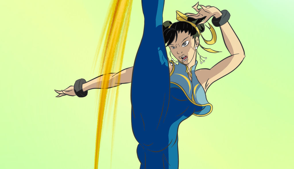 Deviant ID - Chun Li Rage Kick cropped by geneforson