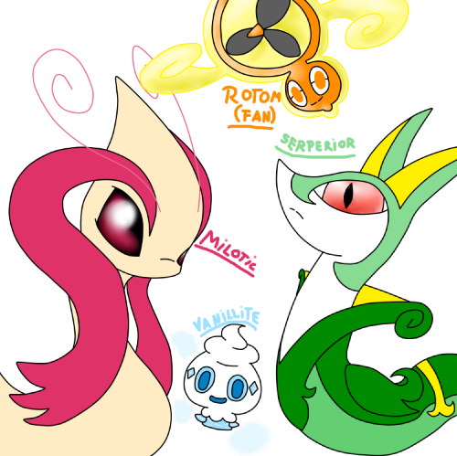 Some of my pokemon in Pokemon Black by Dewa-chan