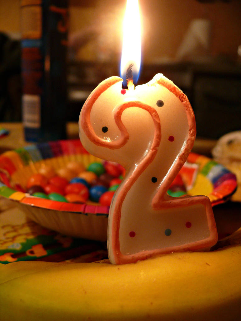 Number 2 birthday candle by fotofrenzy9 on DeviantArt