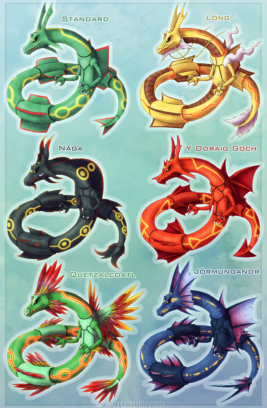 Rayquaza Variations by Deltheor