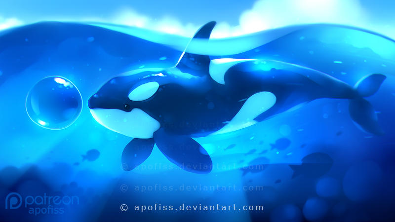 deep blue by Apofiss