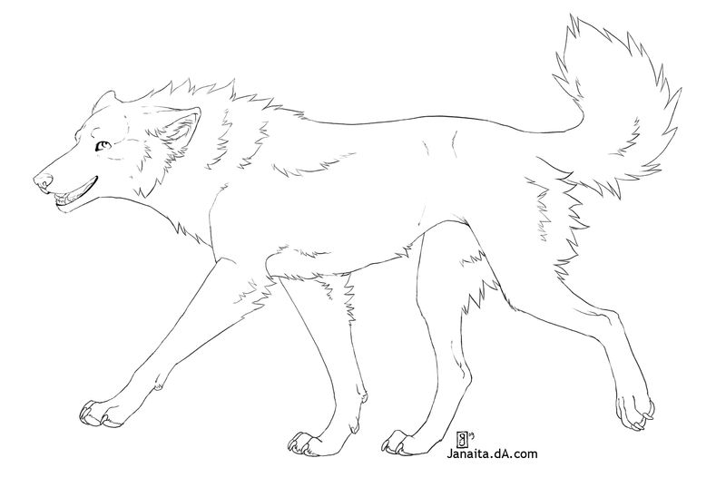 Wolf lines - this time FREE by Janaita