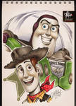 COPIC sketch 85 TOY STORY by FranciscoETCHART