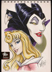 COPIC sketch 87 AURORA_MALEFICA by FranciscoETCHART