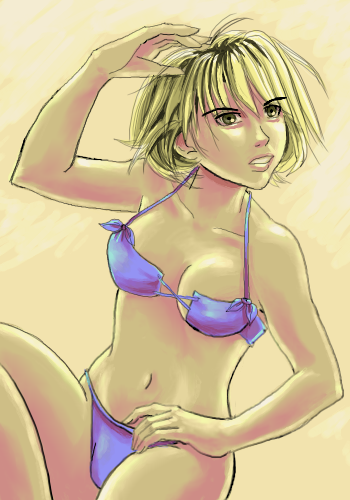 Marine in Bikini by joriavlis