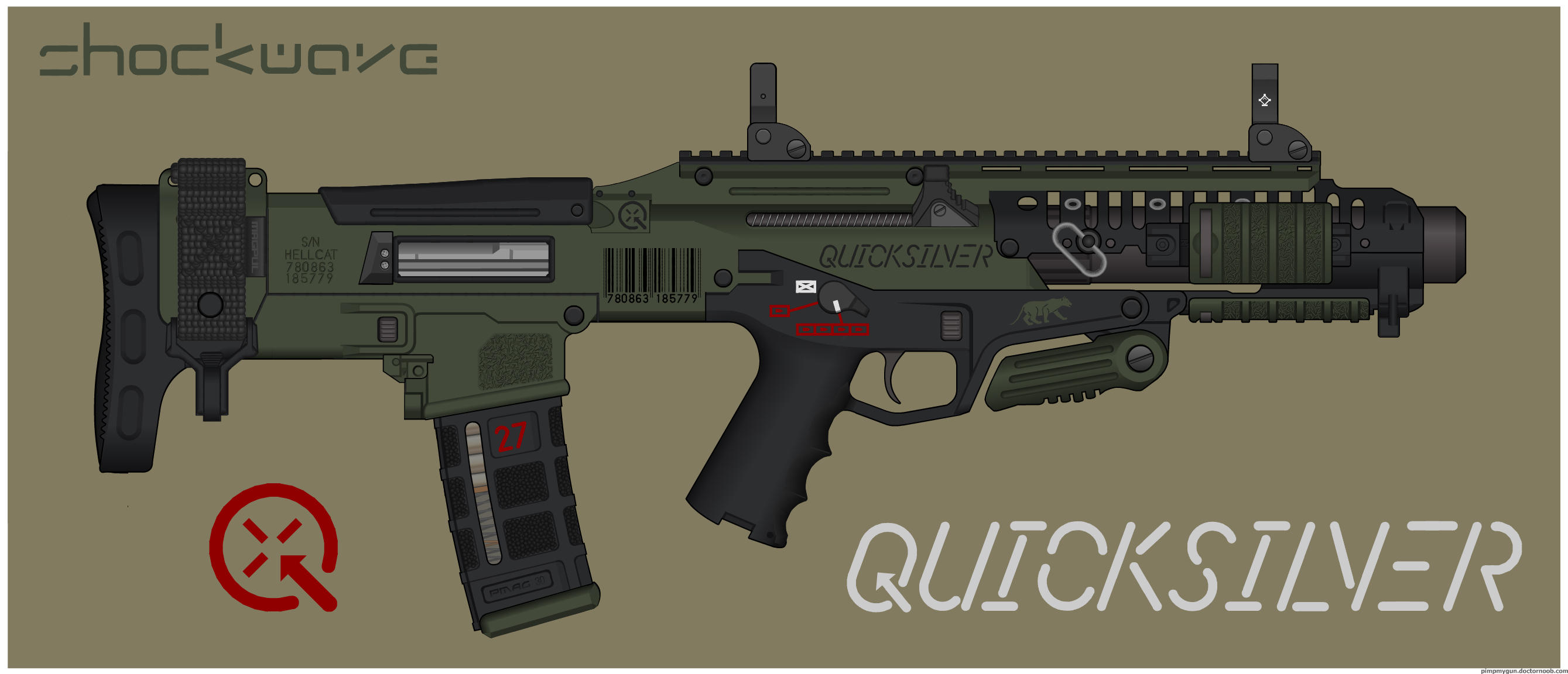 Quicksilver Industries: 'Hellcat' PDW by Shockwave9001