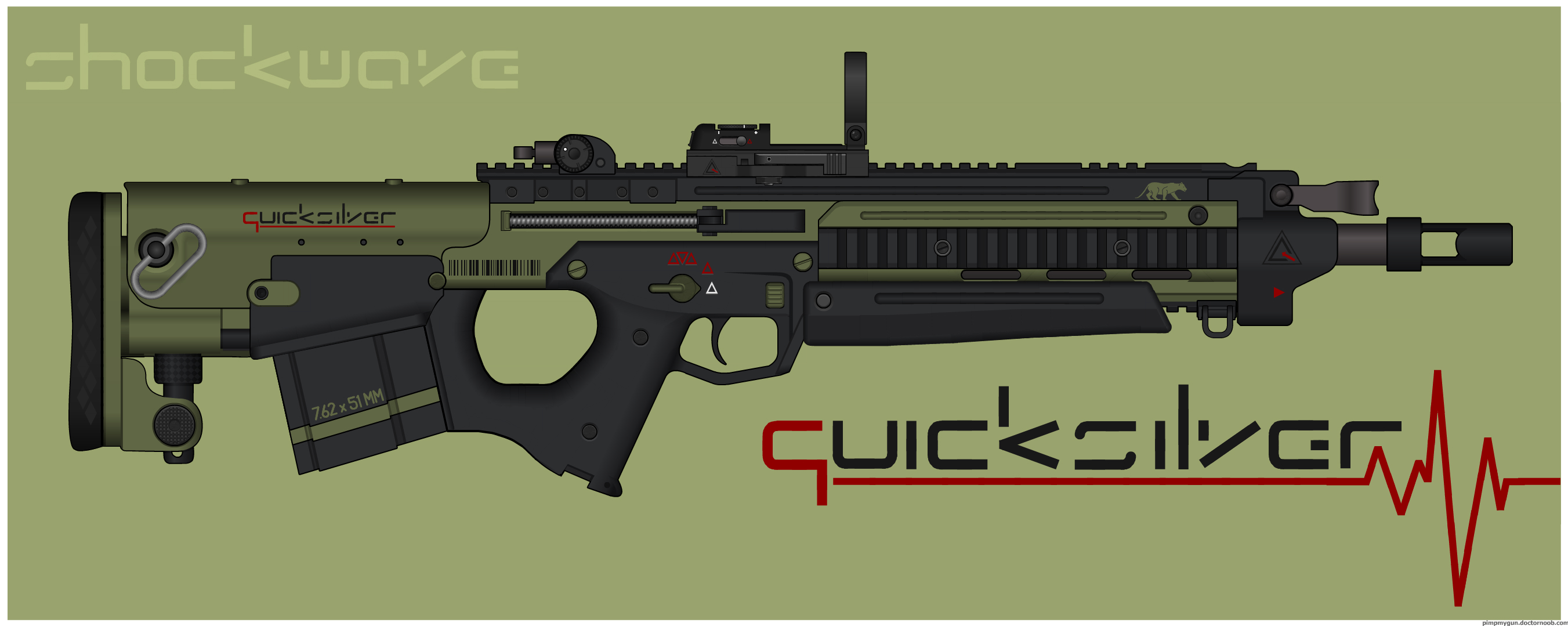 Quicksilver Industries: 'Scimitar' DMR/BR by Shockwave9001