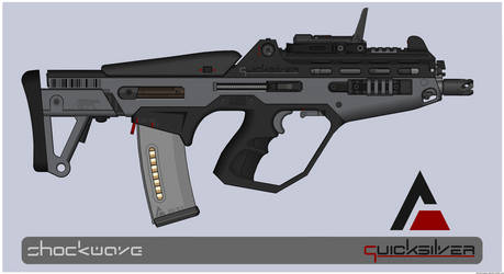 Quicksilver Industries: 'Stingray' Multi-Cal Rifle by Shockwave9001