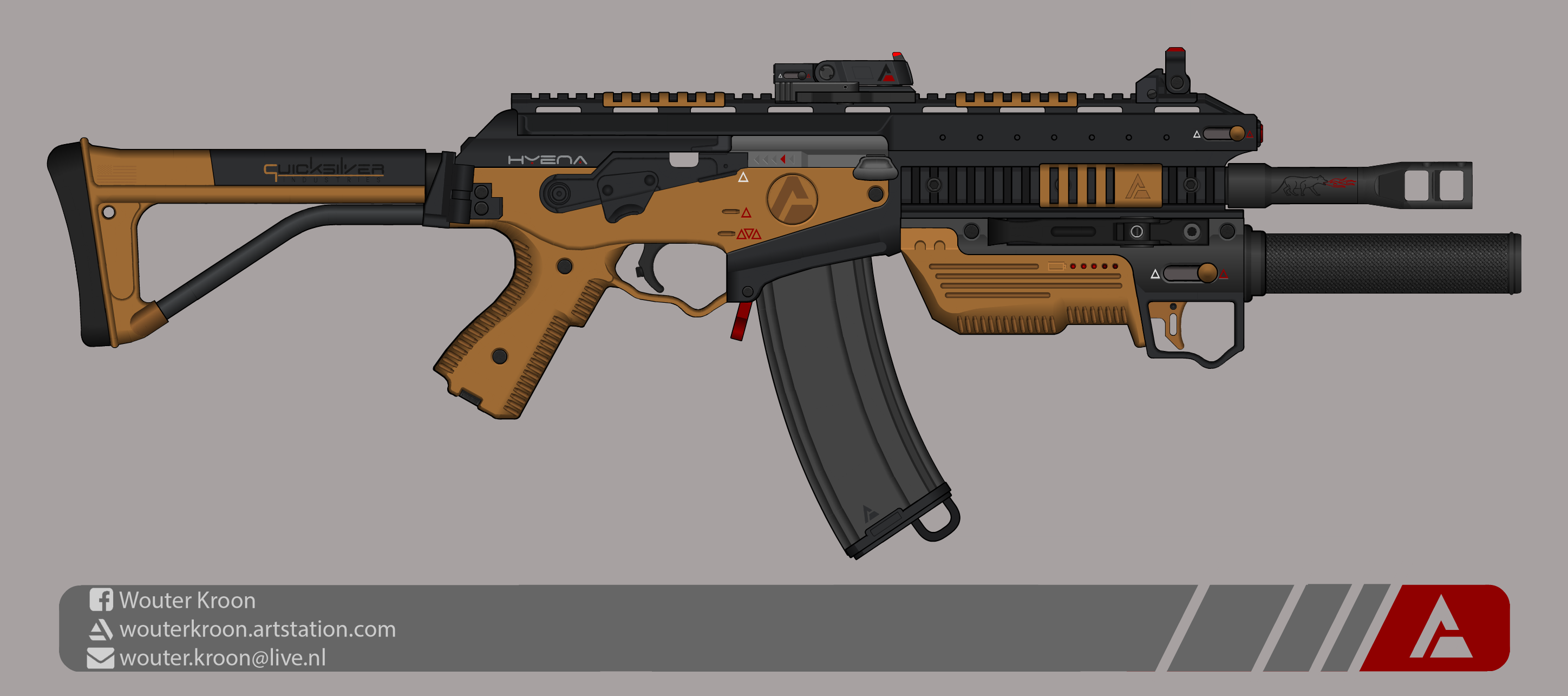 Quicksilver Industries: 'Hyena' Carbine by Shockwave9001