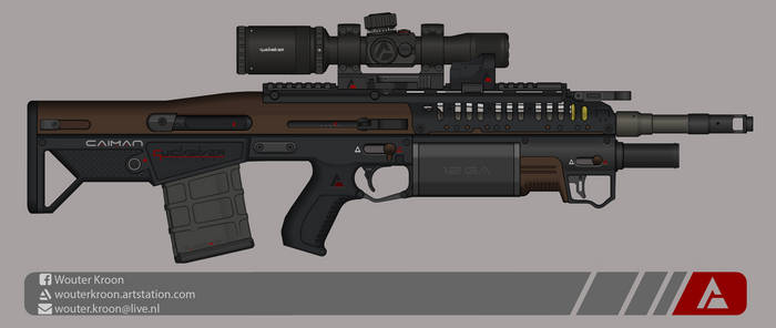 Quicksilver Industries: 'Caiman' DMR by Shockwave9001