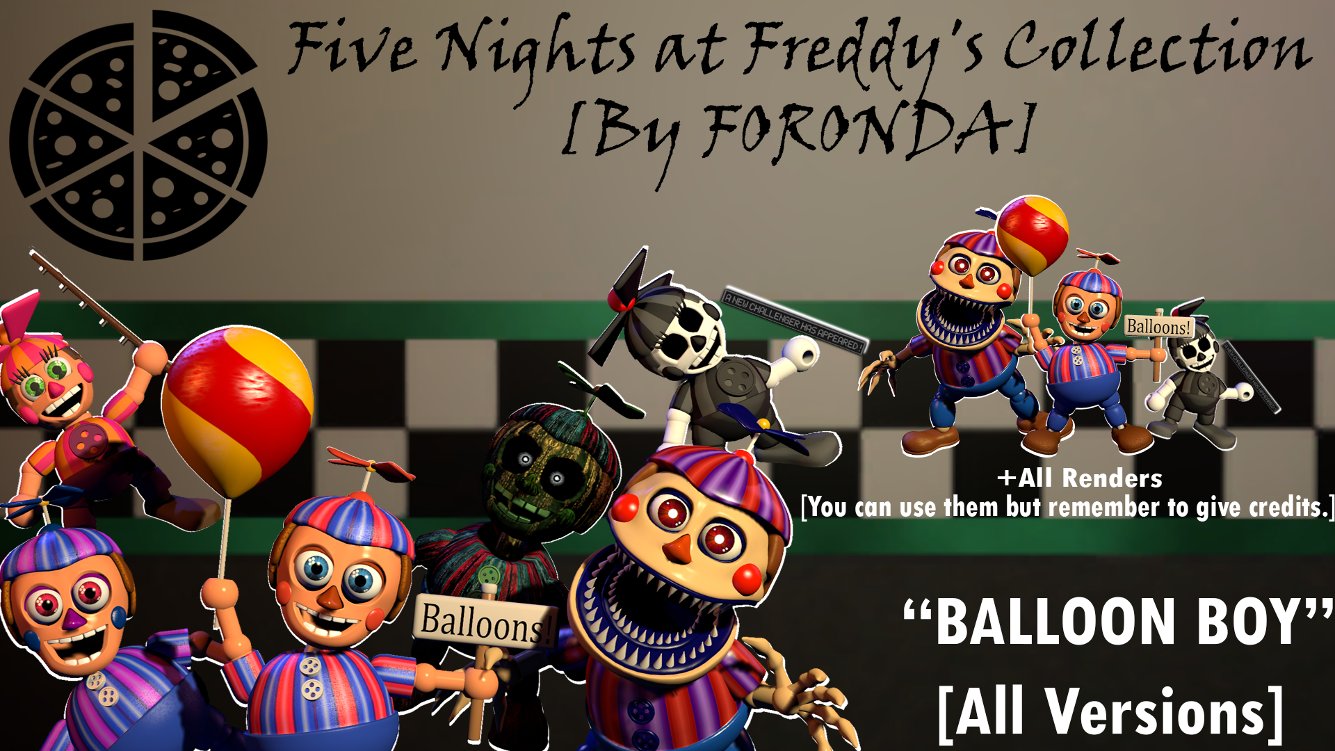 FNAF Collection Balloon Boy By ELFORONDA13 On DeviantArt fnaf-collection-balloon-boy-by-elforonda13-on-deviantart
