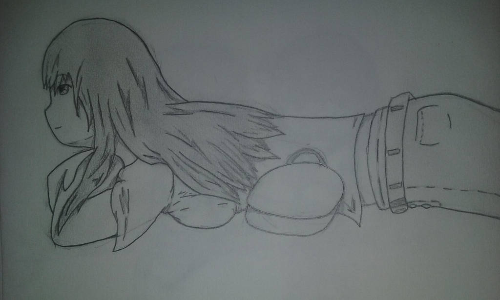 Anime Girl Laying Down By Animenatasha On Deviantart