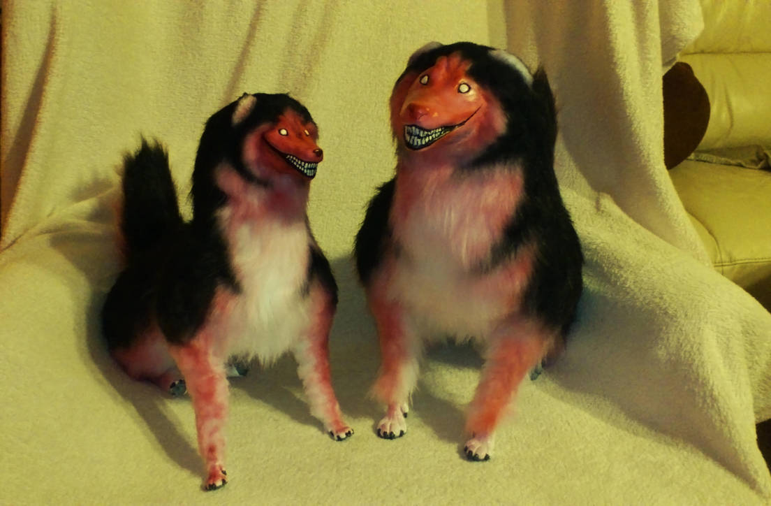 Big and smaller Smile Dog by Neutron-Quasar