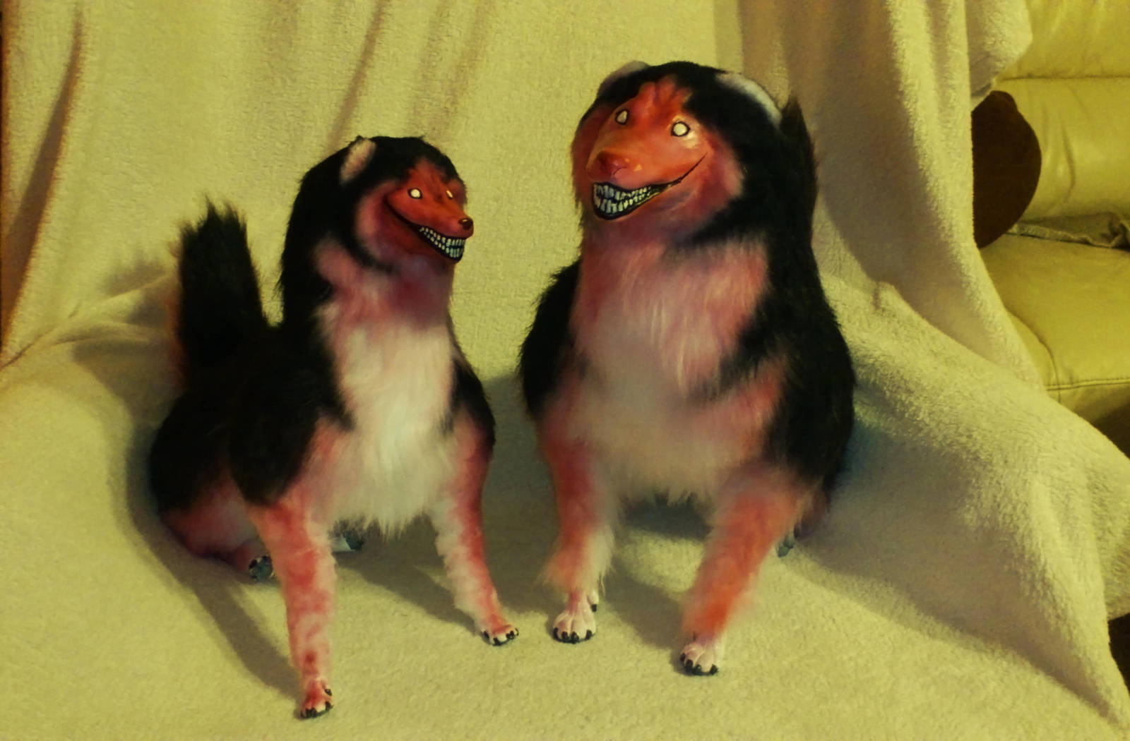 Big and smaller Smile Dog by Neutron-Quasar