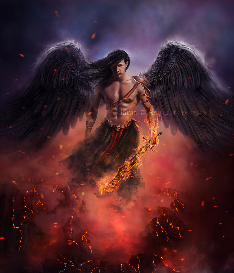 DARK ARCHANGEL (updated) by xDania DARK ARCHANGEL (updated) by xDania