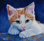 My Blue-Eyed Boy - PAINTING by AstridBruning