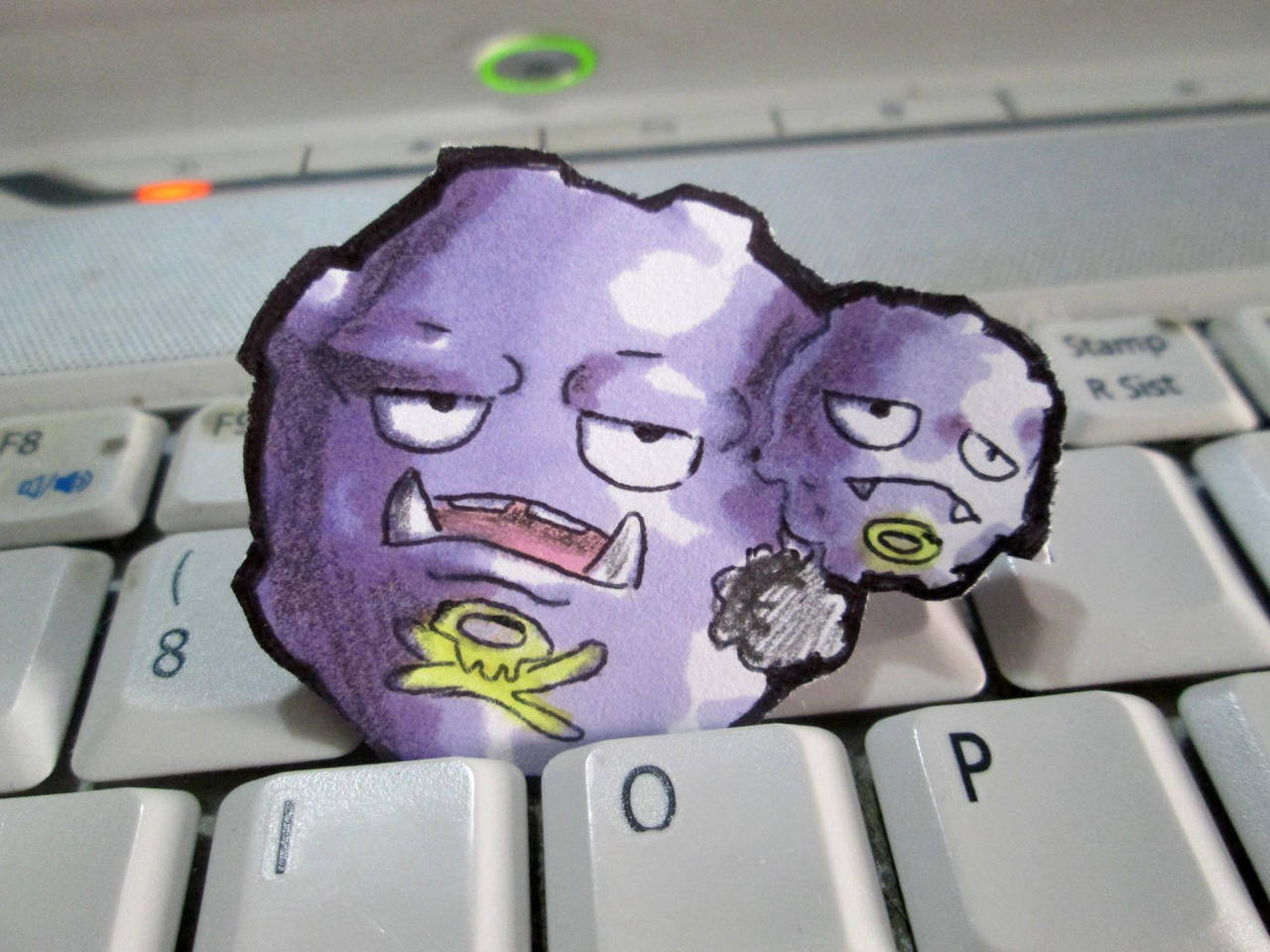 Paperchild 179.Pokemon#110 - Weezing by FuriarossaAndMimma