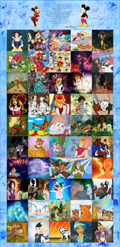 Classic Disney Movies Collab by DrZime