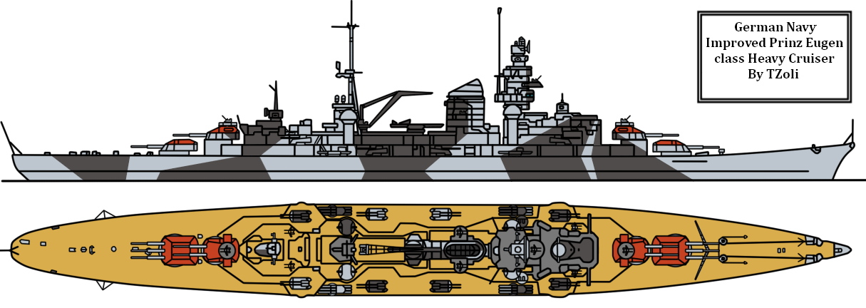 KMS Prinz Eugen by Tzoli on DeviantArt