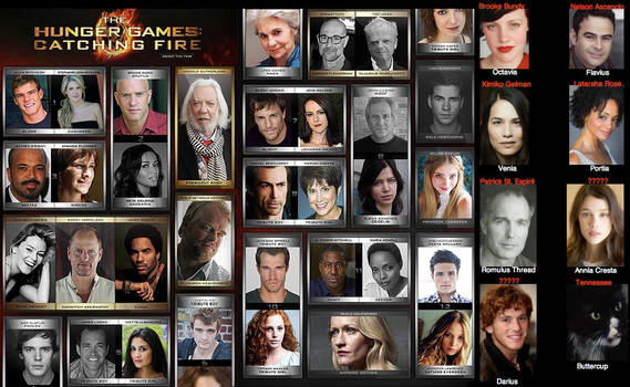 The Catching Fire Cast By Boywithantlers On Deviantart