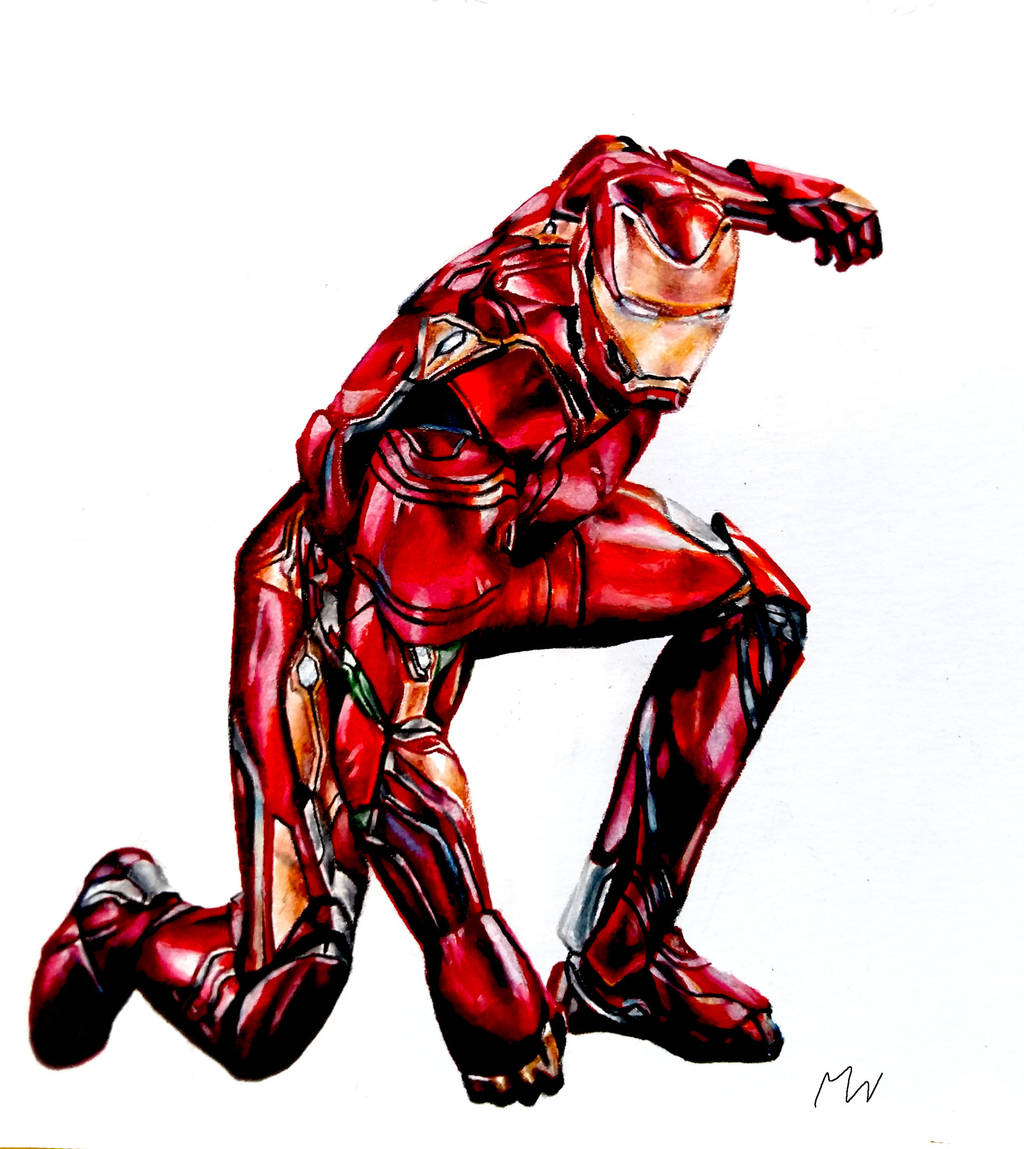Iron Man Drawing Games Iron Man Avengers Endgame by MattWArt on DeviantArt