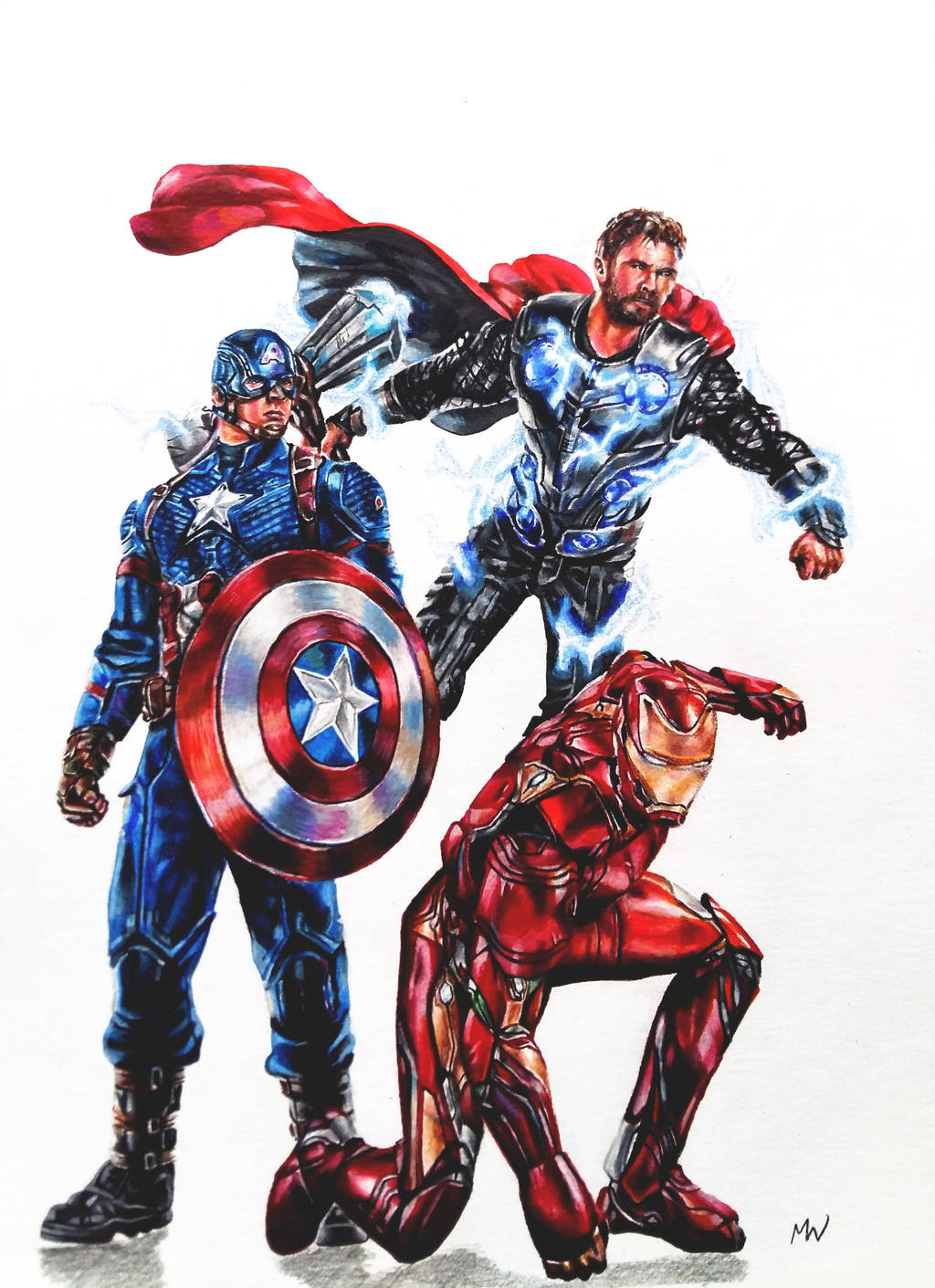 Iron Man Drawing Games Avengers Endgame by MattWArt on DeviantArt