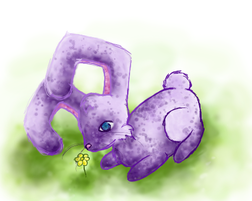 Purple Bunny by iceiwynd