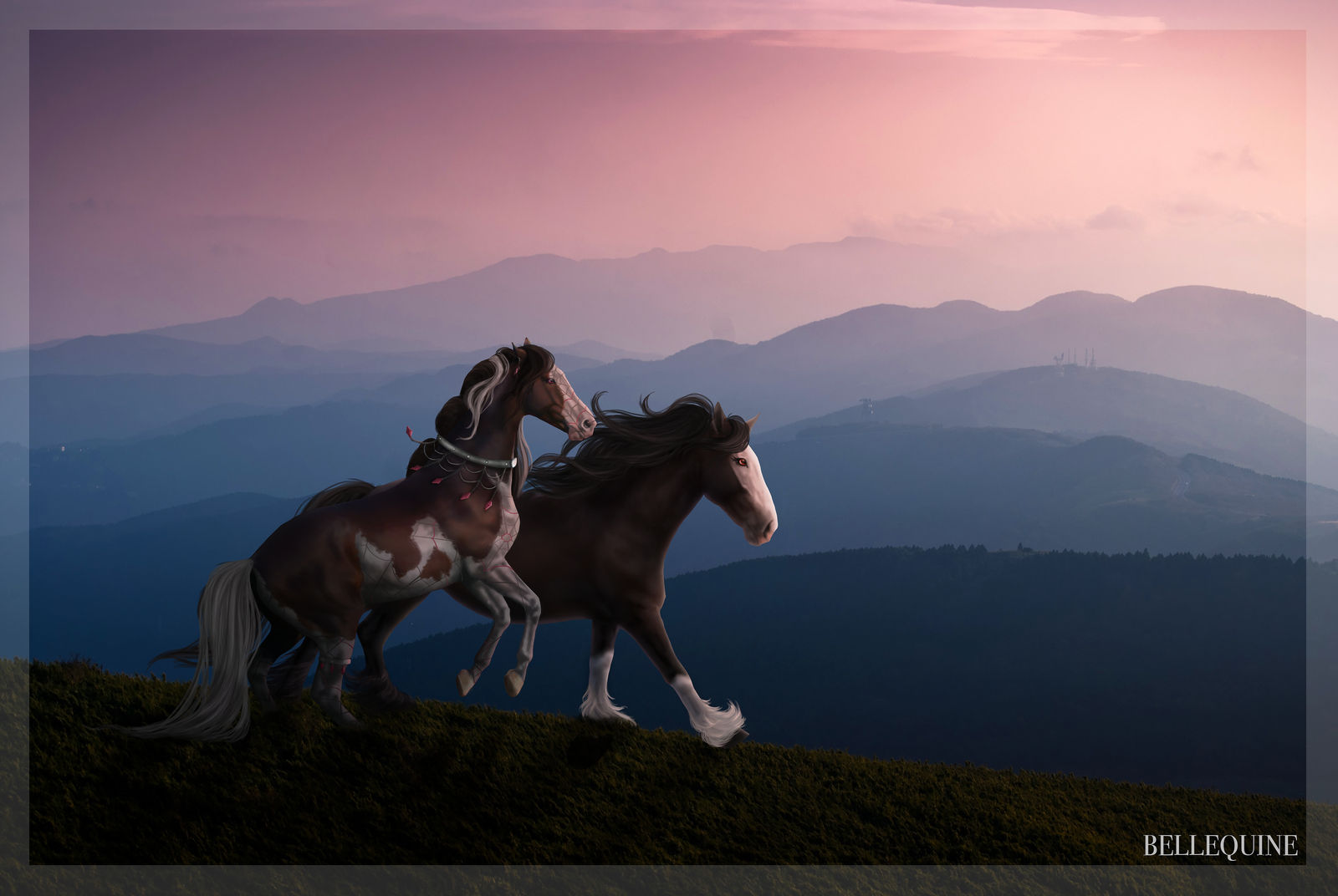 far and beyond. by bellequine