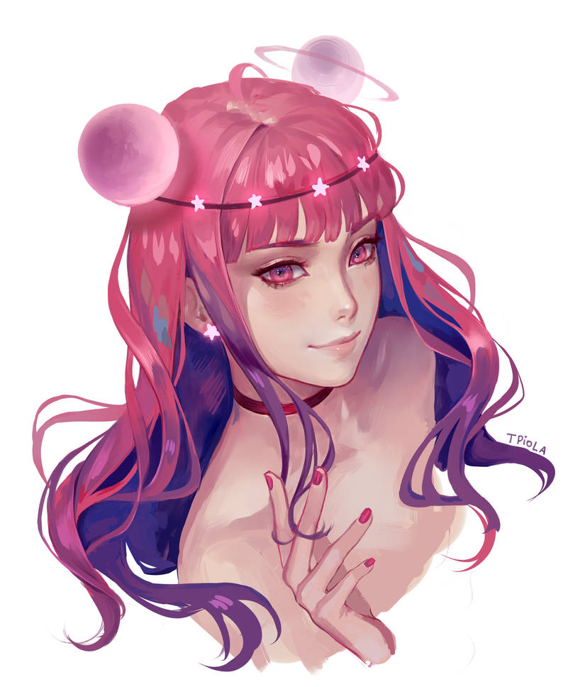Space Buns Girl By Tpiola On Deviantart