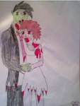 JCA Halloween contest - Zombie couple by Luna-Irie-Night