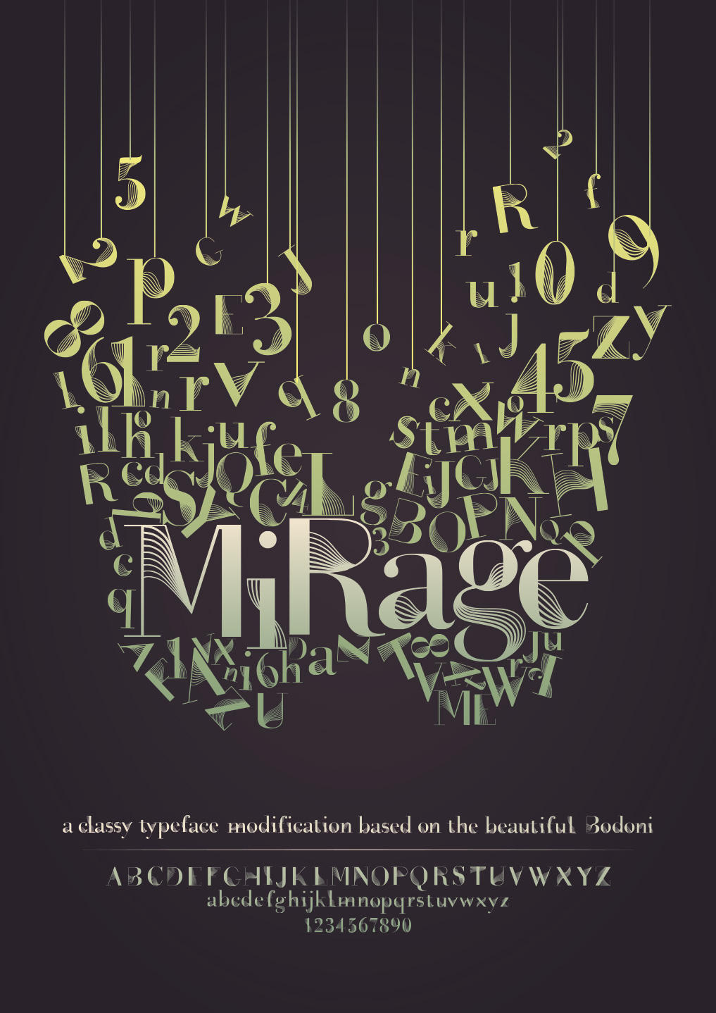Mirage - Type Poster by hyoori