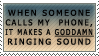 'ringing sound' stamp by streamline69