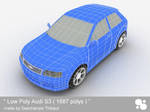 Low poly Audi S3 by Tibs-
