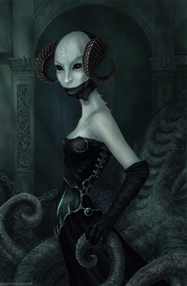 The Horned She by pixelfish