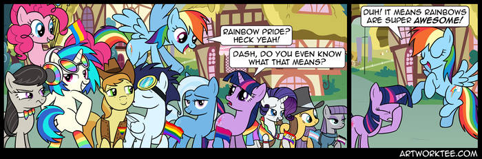 Comic: Rainbow's Pride by artwork-tee