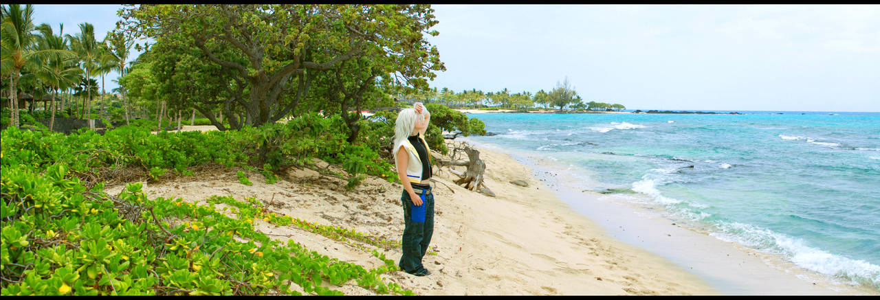 Riku - Destiny Island view by NanjoKoji