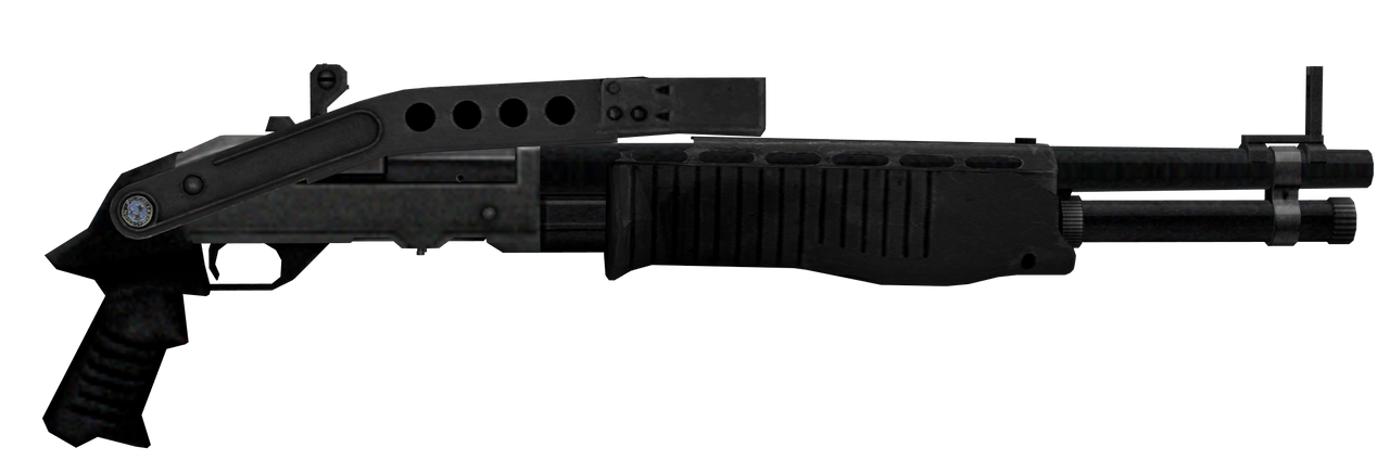 Weapon Profile: Kendo Custom STARS Shotgun (Rita Jansen Model) Rita_s_shotgun_folded_stock_by_biancaneko23_dct905b-fullview