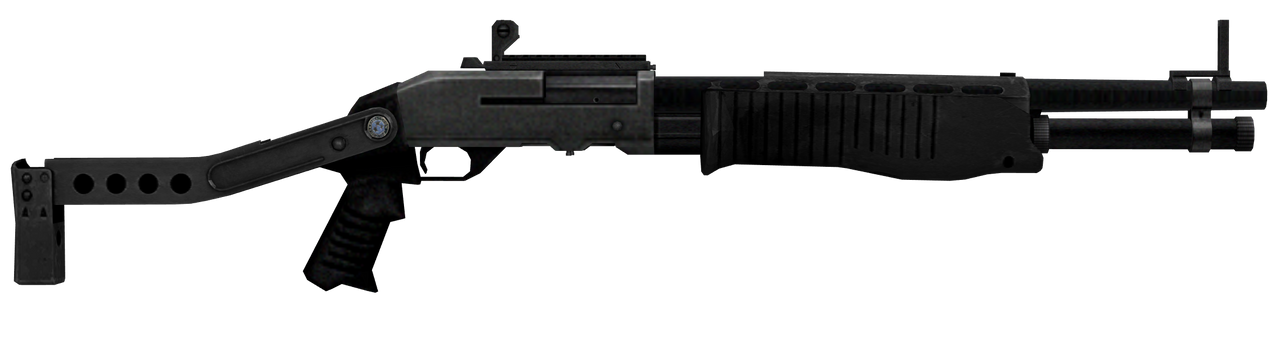 Weapon Profile: Kendo Custom STARS Shotgun (Rita Jansen Model) Rita_shotgun_stock_unfolded_1_by_biancaneko23_dct906i-fullview