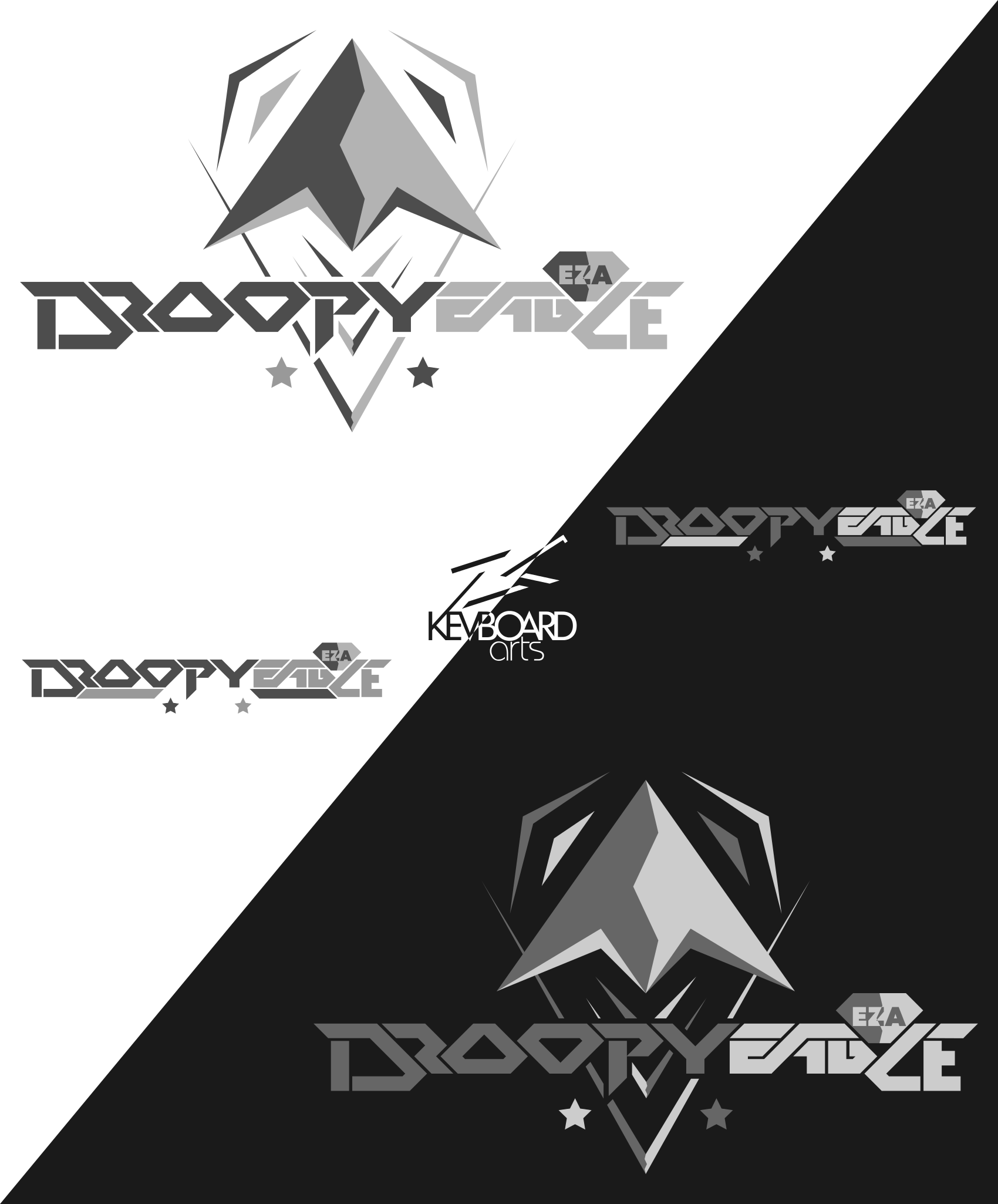 EZA - Prodcast Team Logo - DROOPY EAGLE 2.0 by kevboard