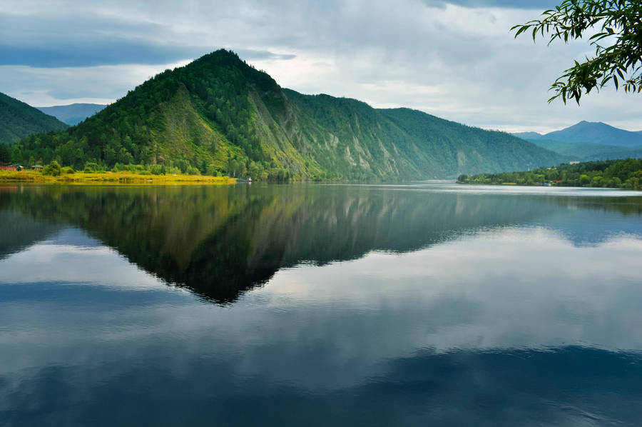 Mountain reflected in the water by Korolevatumana