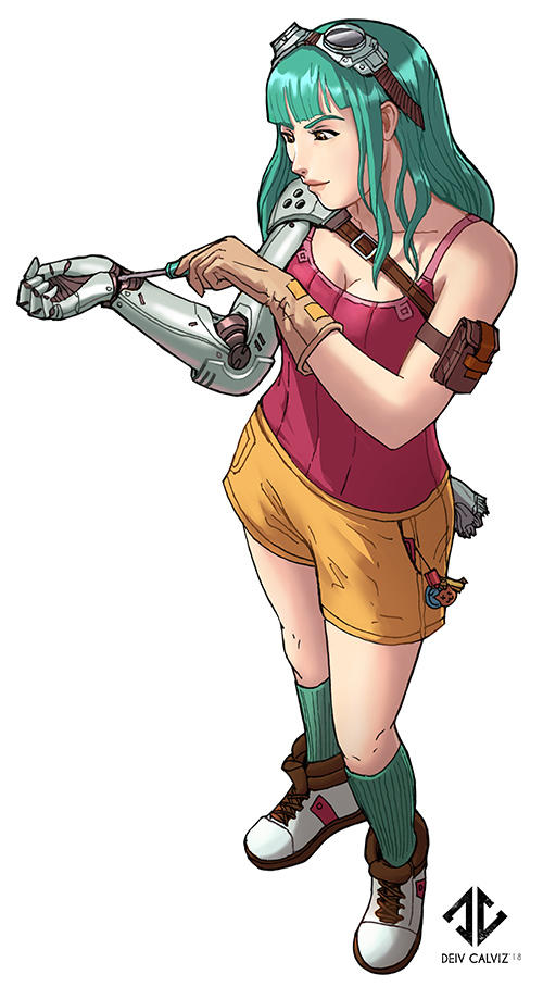 Molly The Mechanic by DeivCalviz