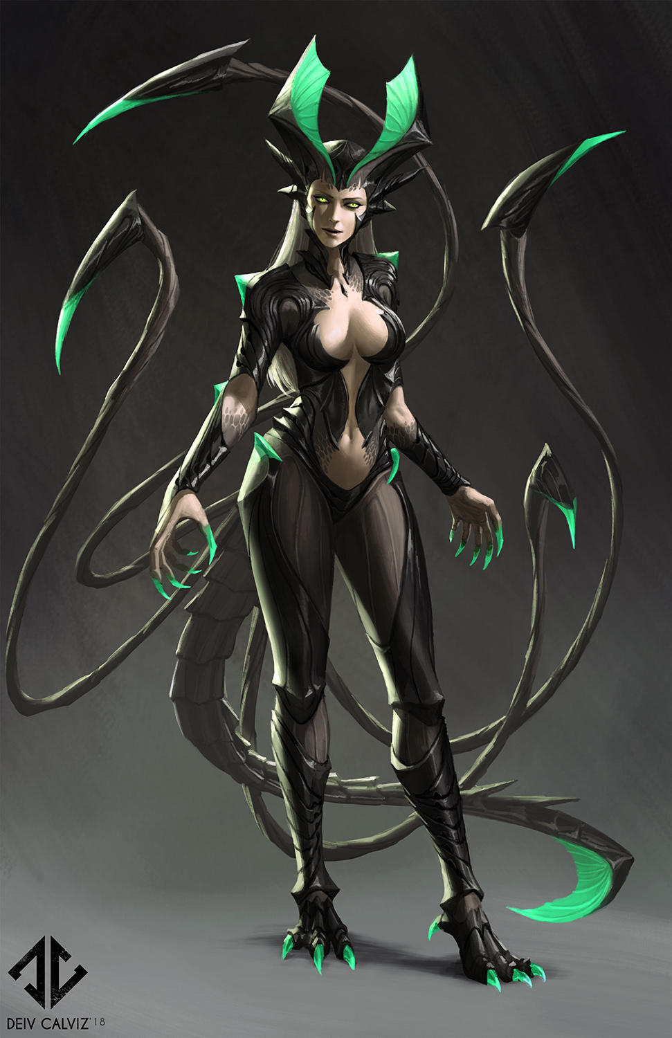 Akantha - Goddess of the Underworld by DeivCalviz