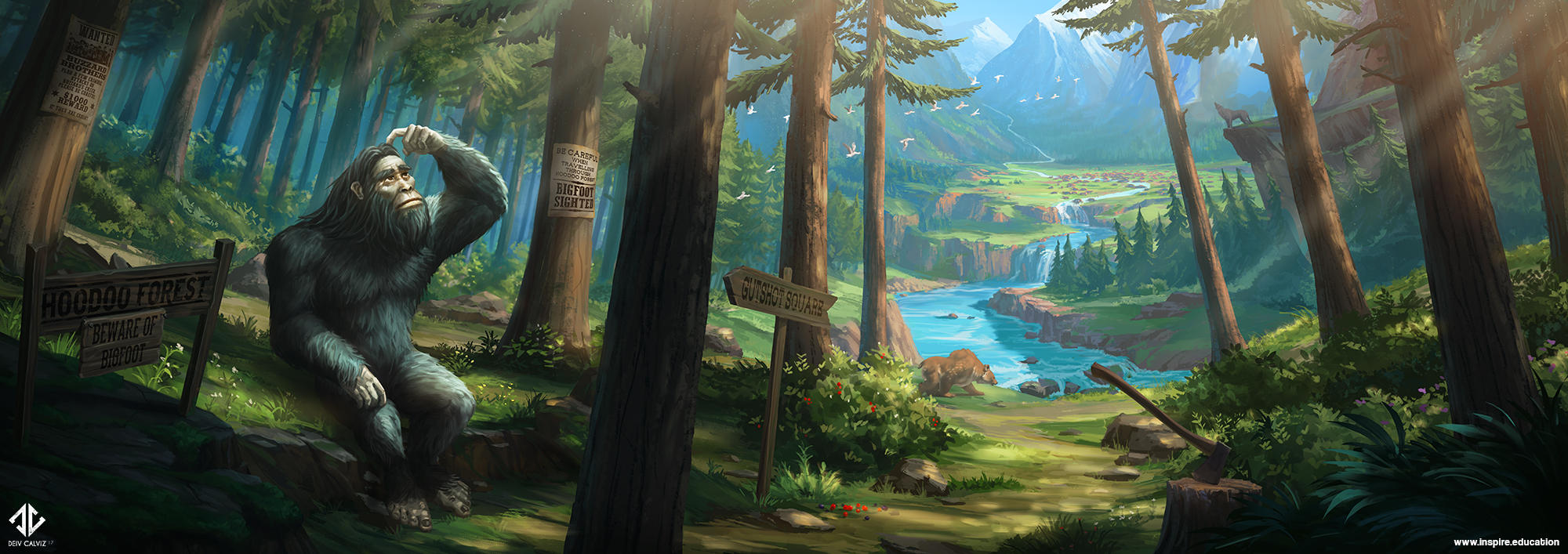 Hoodoo Forest by DeivCalviz