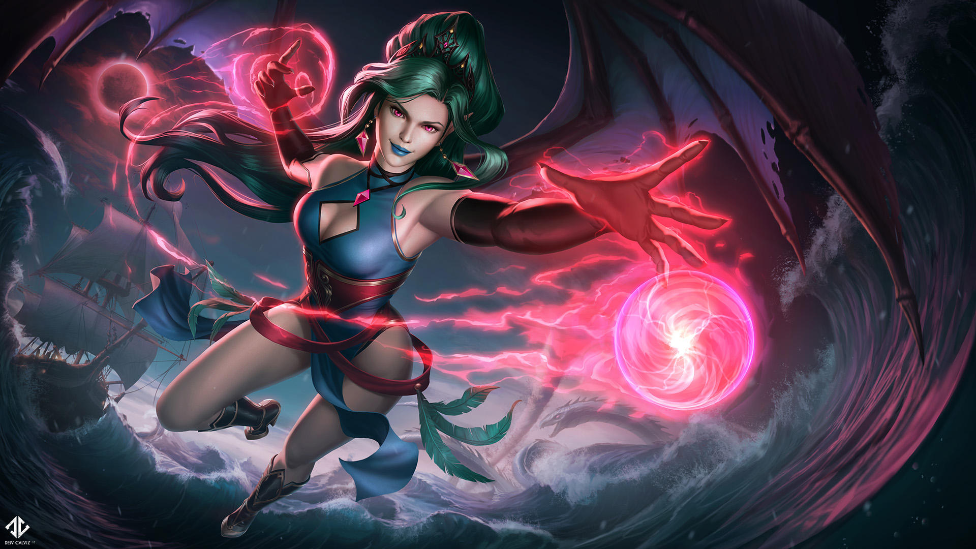 Evelyn Splash by DeivCalviz