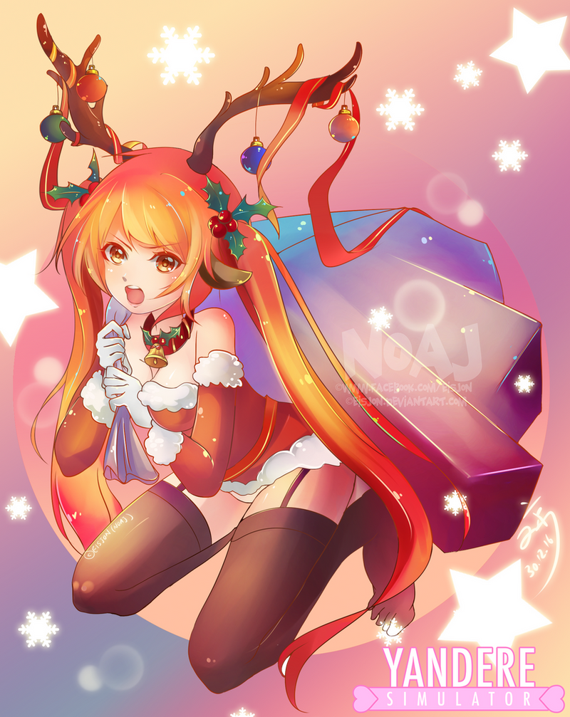 Merry Belated Christmas Osana chan by eisjon