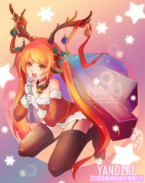 Merry Belated Christmas Osana chan by eisjon Merry Belated Christmas Osana chan by eisjon